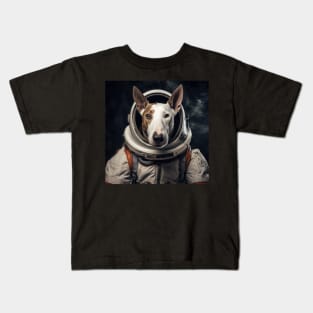 Astro Dog - Miniature Bull Terrier Kids T-Shirt